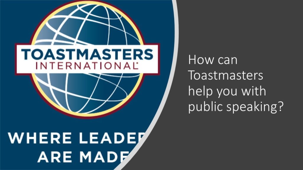 How can Toastmasters help your public speaking skills