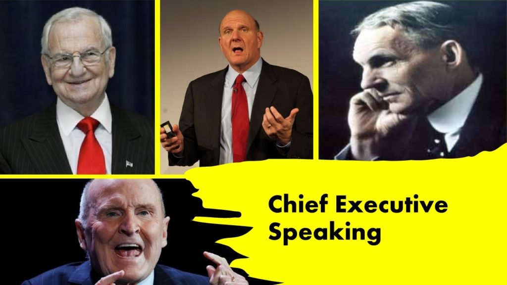 Chief Executive speaking