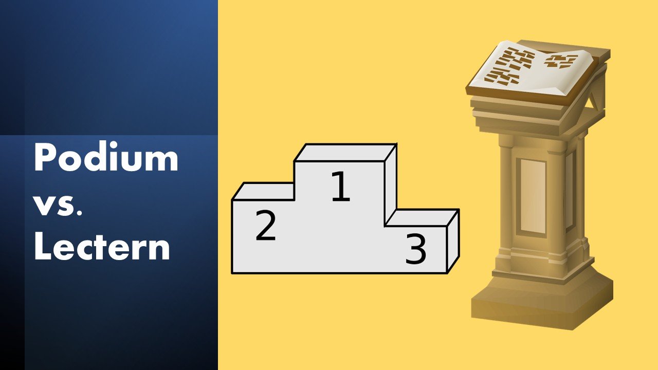 What is the Difference Between Podium and Lectern?