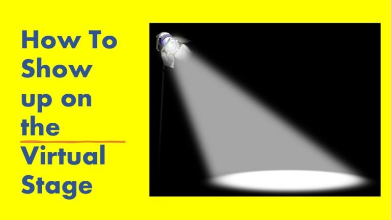 How to show up for virtual presentation